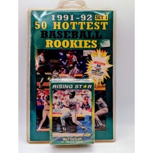 1991-92 Score Limited Edition 50 Hottest Baseball Rookies Book & Set 1 Sealed